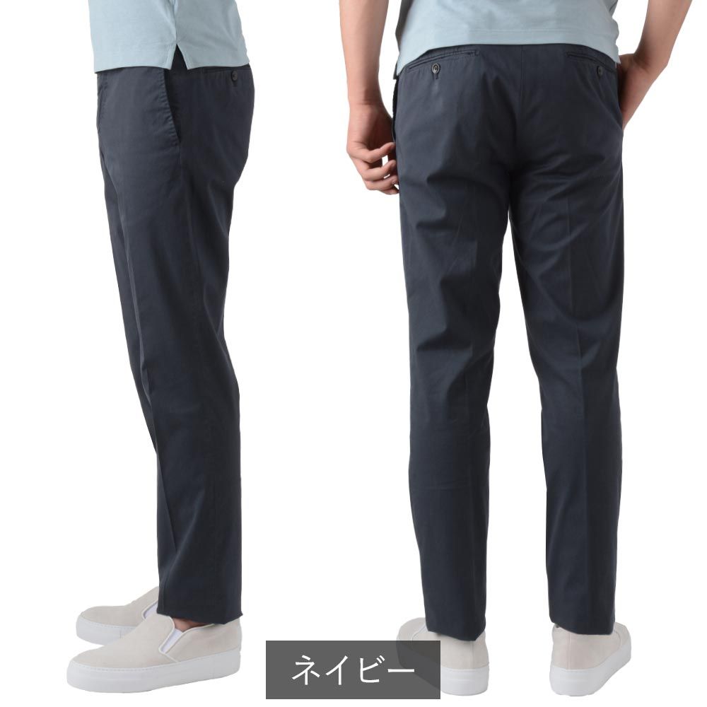 インコテックス ロイヤルバタヴィア ネイビー INCOTEX コットンスラックス 配送 46 ネイビー ロイヤルバタヴィア