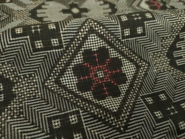 平和屋着物○本場大島紬 龍郷絣 花菱文 正絹 逸品 DAAS3883ps - メルカリ