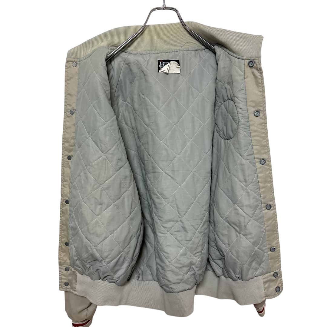 80s BUTWIN USA製 ナイロンスタジャン　スタジャン 80s 80年代 バトウィン アメリカ製 青 ブルー ナイロン
