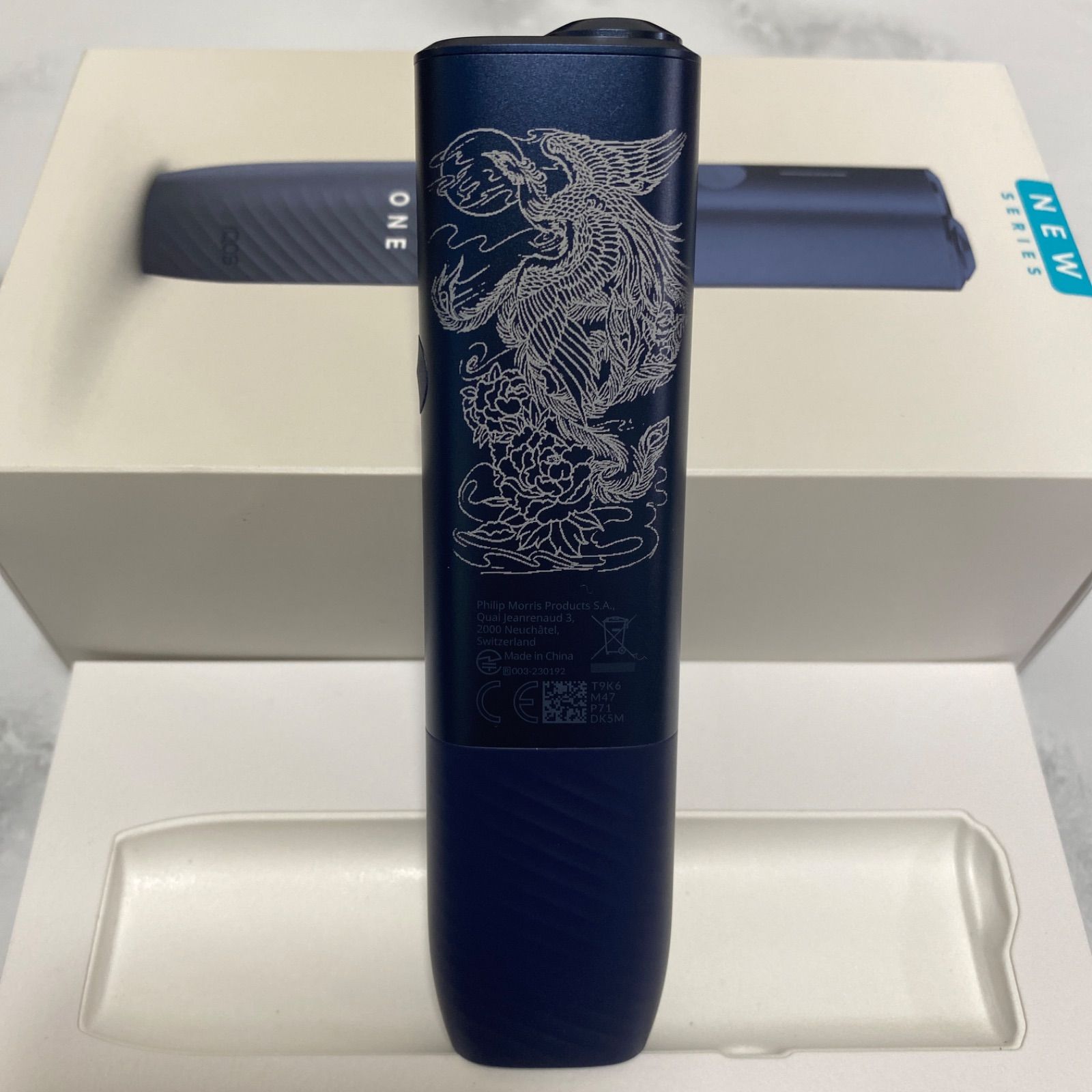 iQOS ILUMA i ONE アイコス イルマイ ワン レーザー加工 ブルー