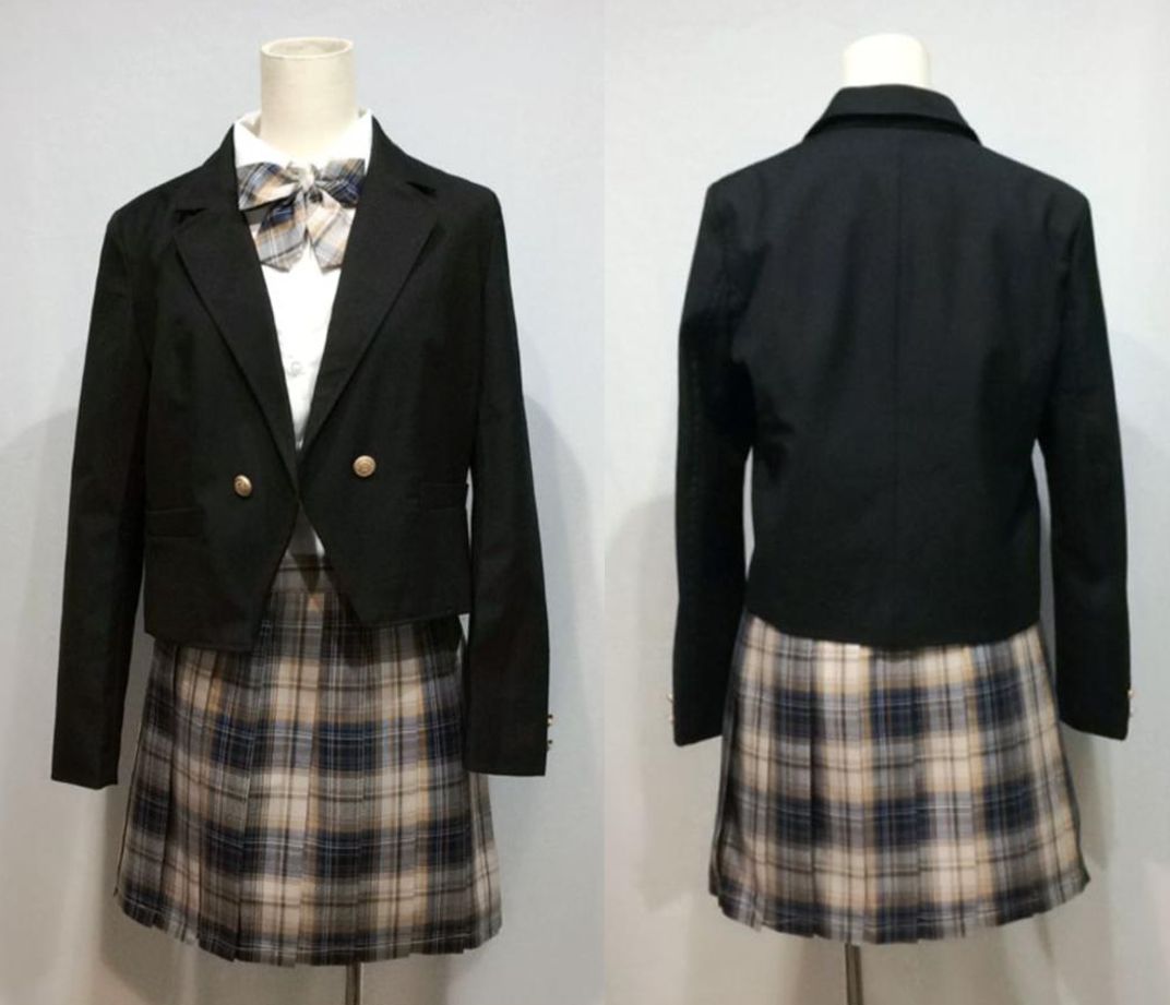 卒業式スーツ 女の子 JK制服 子供服 ゆったりサイズ フォーマルスーツ 女児 ジュニアスーツ 子供スーツ 中学生 高校生 制服 学生服 チェック 通学 入学式 卒業式服 結婚式 お受験 発表会 XLサイズ dg250s1