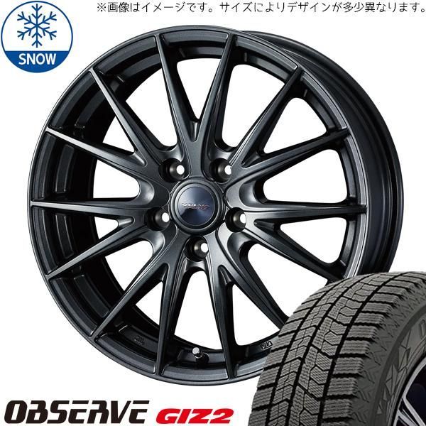 225/55R19 スタッドレスタイヤホイールセット アルファード etc (TOYO OBSERVE GIZ2 & VELVASPORT2  5穴 120) - メルカリ