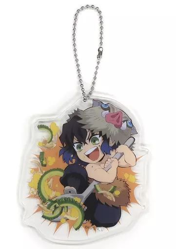 中古】雑貨 [単品] 嘴平伊之助 アクリルチャーム 「鬼滅の刃 全集中展