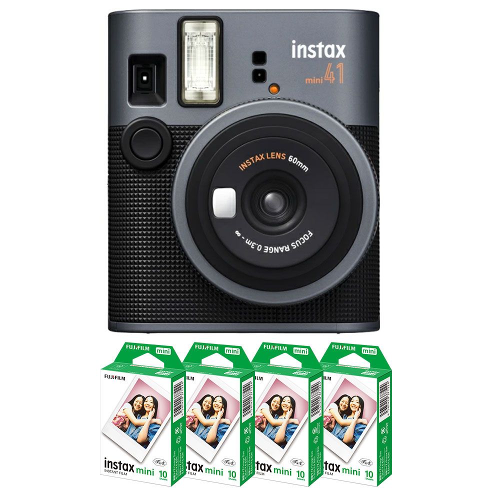 フィルム40枚付)富士フィルム チェキ41 instax mini 41 - メルカリ