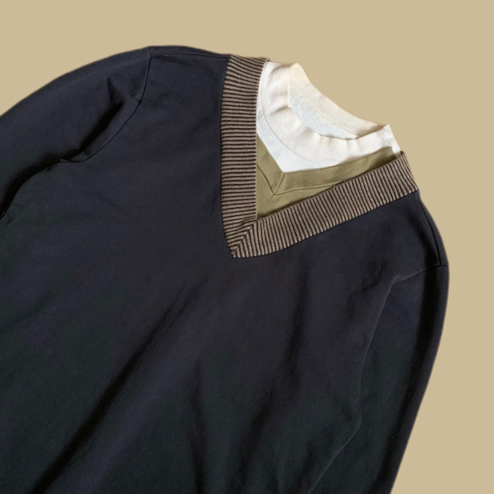 MaisonMartinMargiela ノースリーブスウェット Maison Martin Margiela マルジェラ レイヤードデザイン