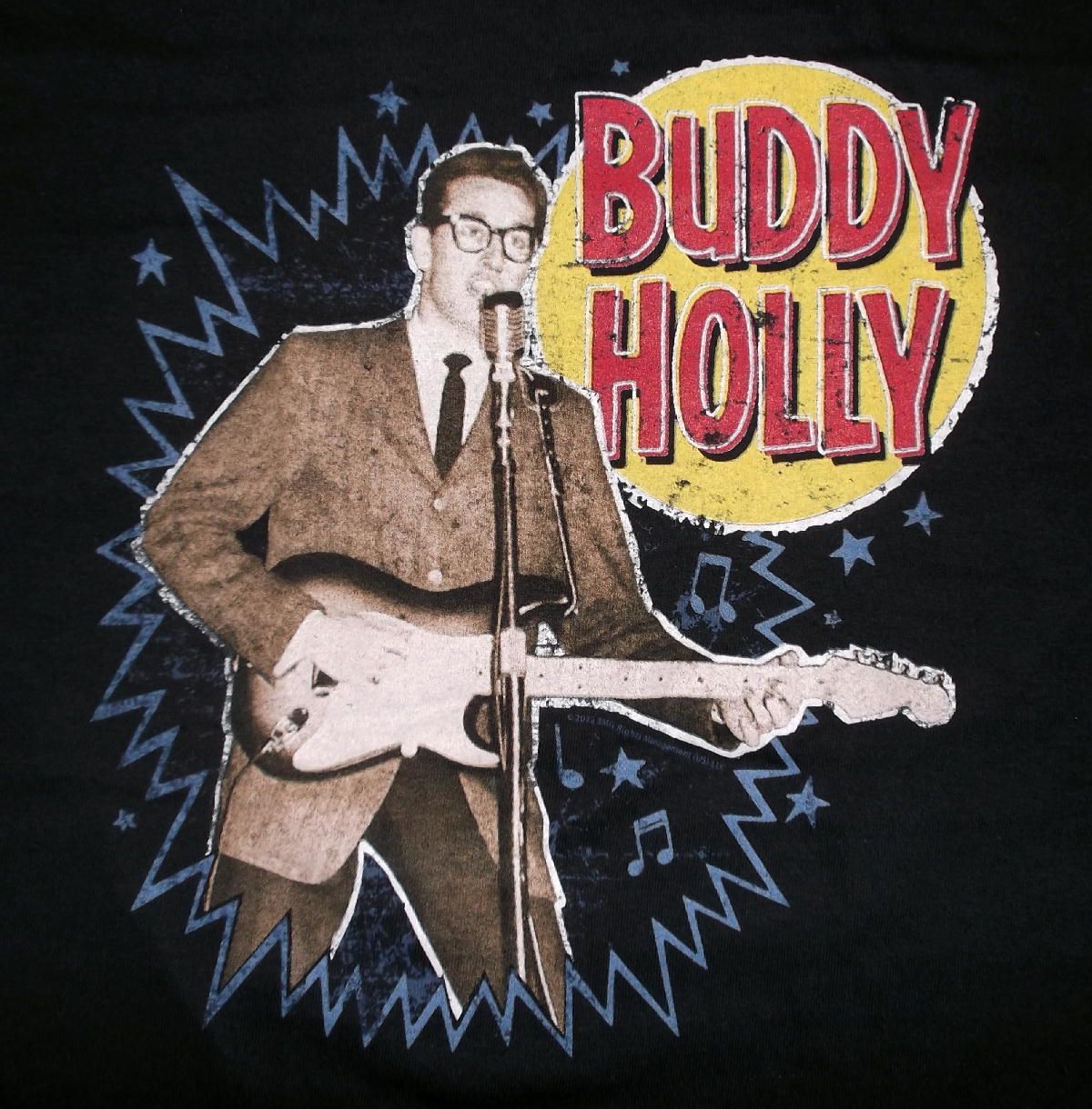 バディ ホリー Tシャツ BUDDY HOLLY MUSIC BURST 正規品 - MUMBLES