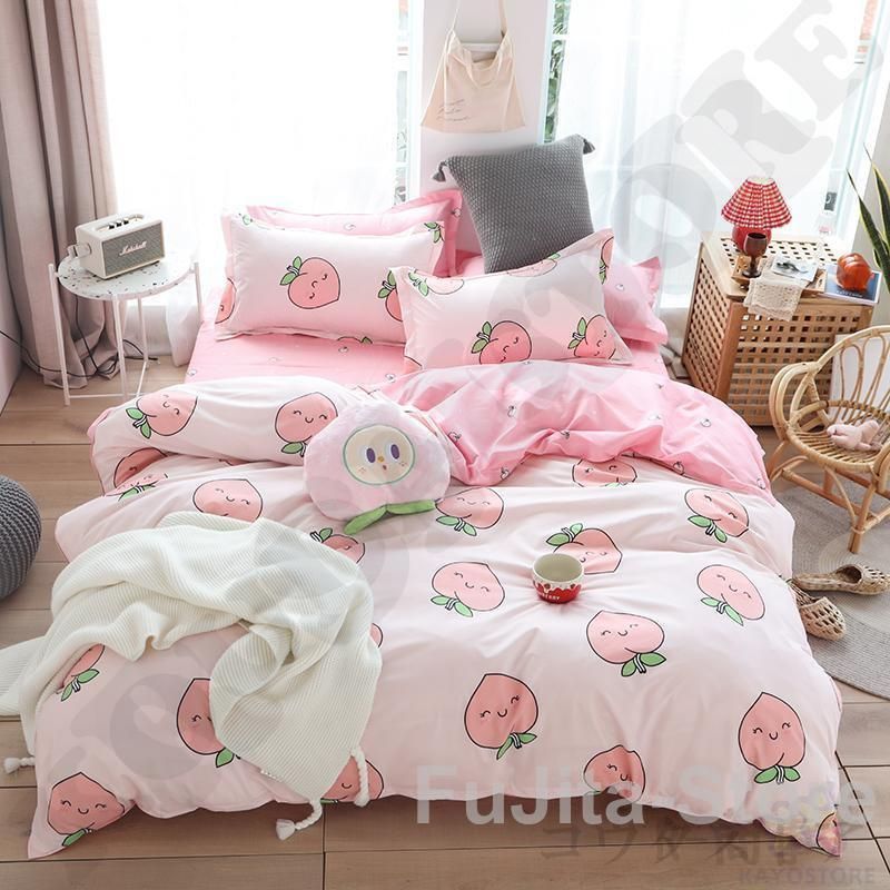 布団カバー 3点セット 4点セット シングル ボックスシーツ 寝具カバーセット 枕カバー 柔らかい 肌に優しい 洋式和式兼用 ベッド用 洗える