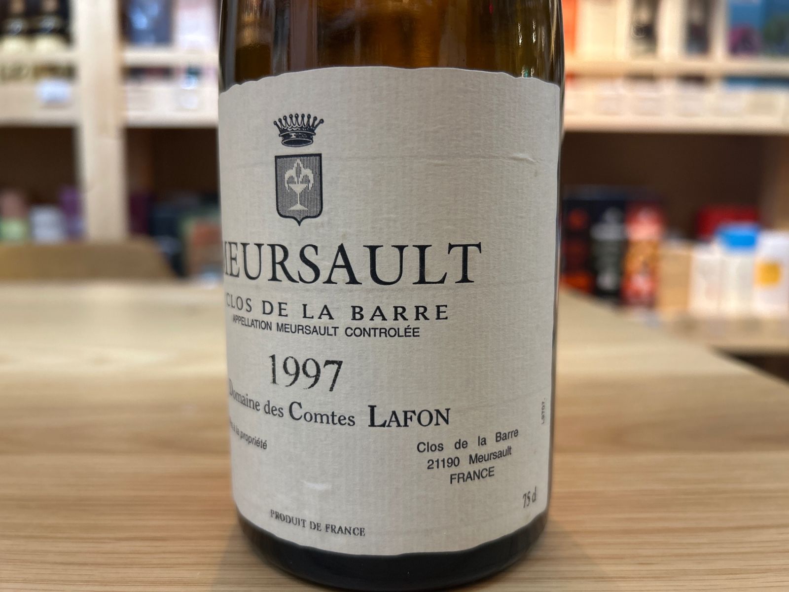 Comtes Lafon Meursault Clos de la Barre 2012 / コント ラフォン
