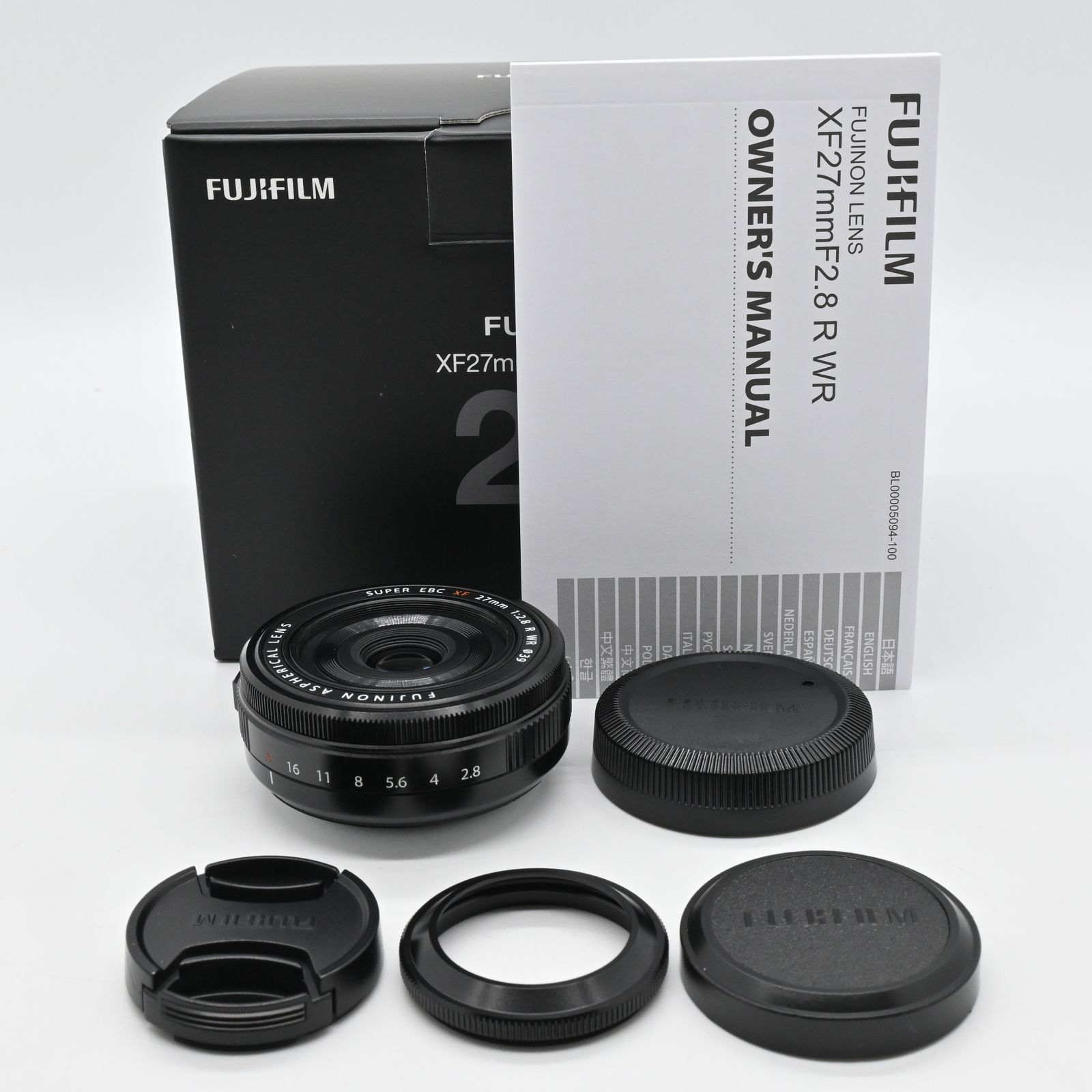 FUJIFILM XFレンズ FUJINON XF27mm F2.8 単焦点 広角 F XF27mmF2.8