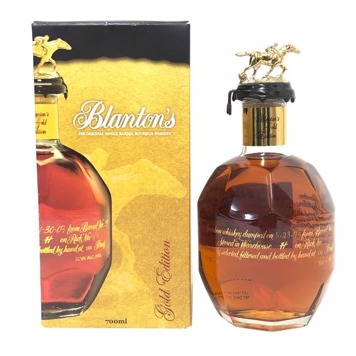 ブラントンゴールド　未開封 Blanton's ブラントン ゴールドエディション 未開栓 700ml 51度