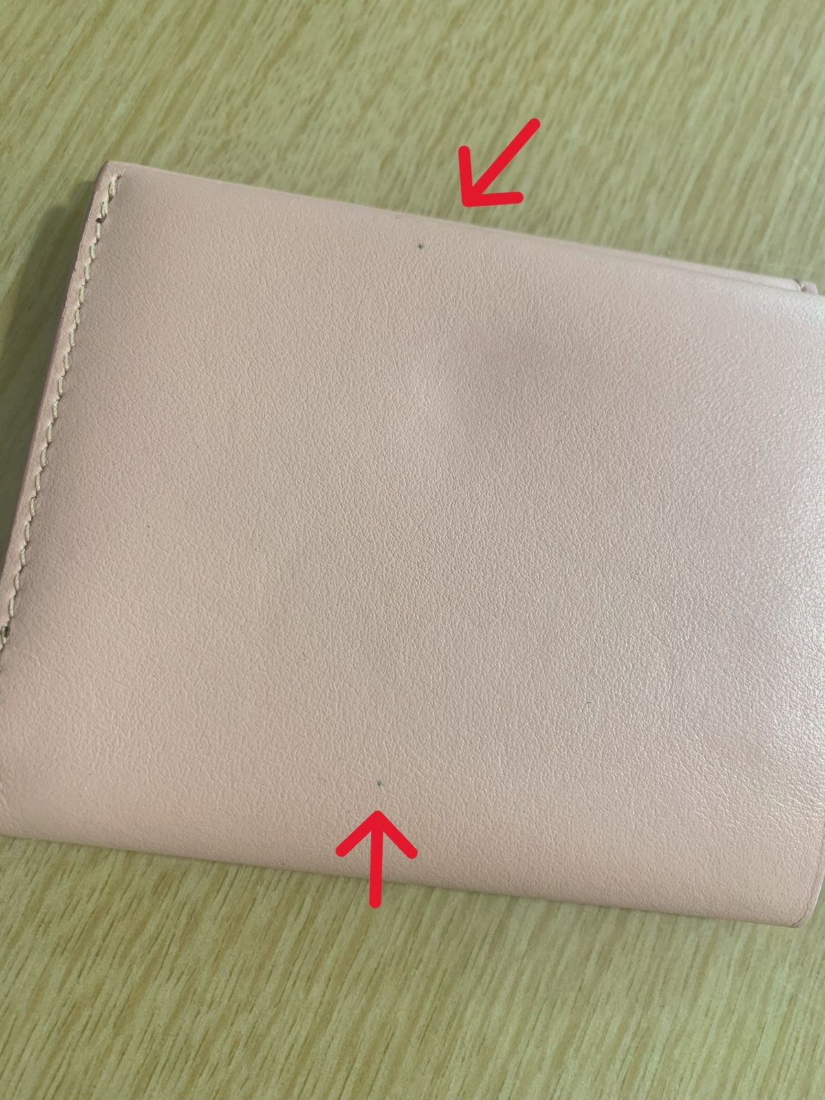 箱付　ACNE　STUDIOS　アクネストゥディオズ　三つ折り　ミニ財布　コンパクト財布　ショートウォレット　イタリア製　ピンク