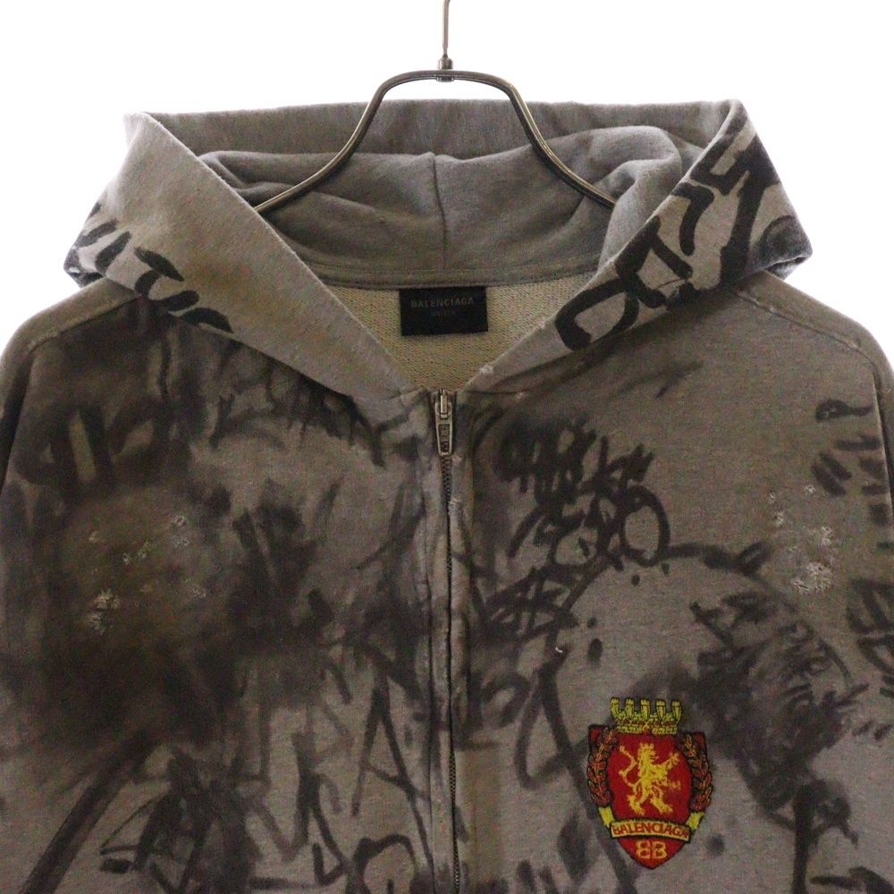 BALENCIAGA (バレンシアガ) 24SS graphic paint skater Hoodie