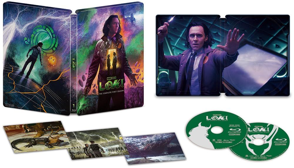 ロキ シーズン1 Blu-ray コレクターズ エディション スチールブック ケイト ヘロン 監督 トム ヒドルストン 出演 オーウェン ウィルソン 形式