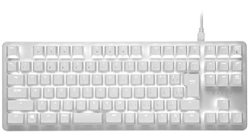 Razer BlackWidow Lite JP Mercury White メカニカルキーボード 静音 オレンジ軸 テ