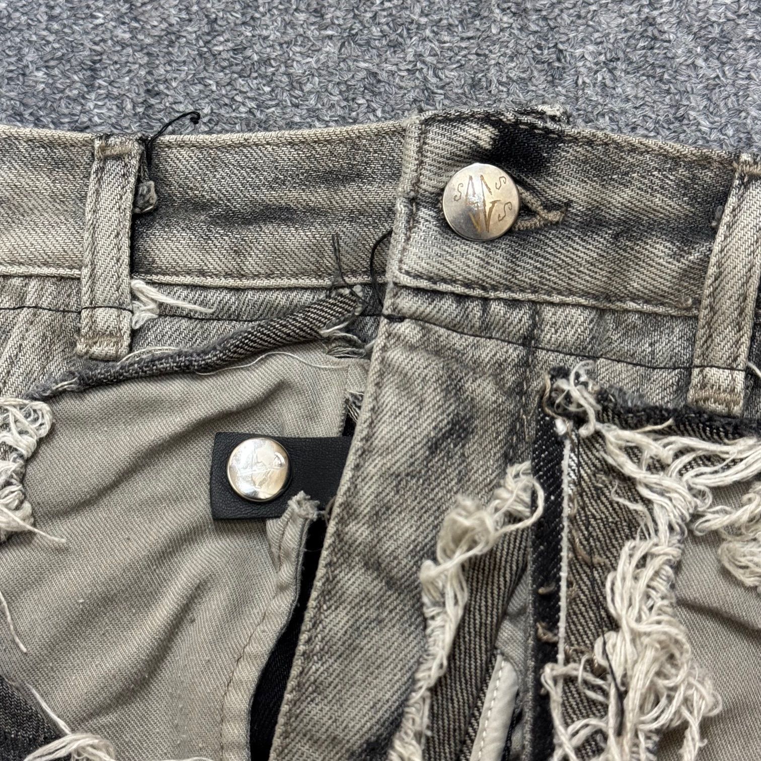 SWAMPGOD DESTROYED FISOLO PANTS デストロイエプロンパンツ ワイド