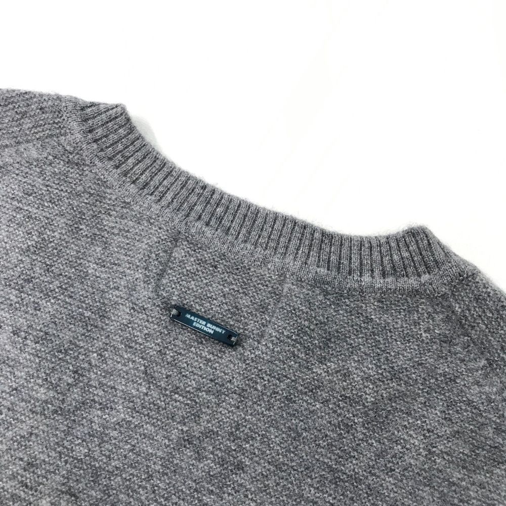 サイズ 6 MASTER BUNNY EDITION マスターバニーエディション カシミヤ ニットベスト グレー系 240101526167 ゴルフウェア メンズ ストスト LLC-HASEGAWATOSO_COM