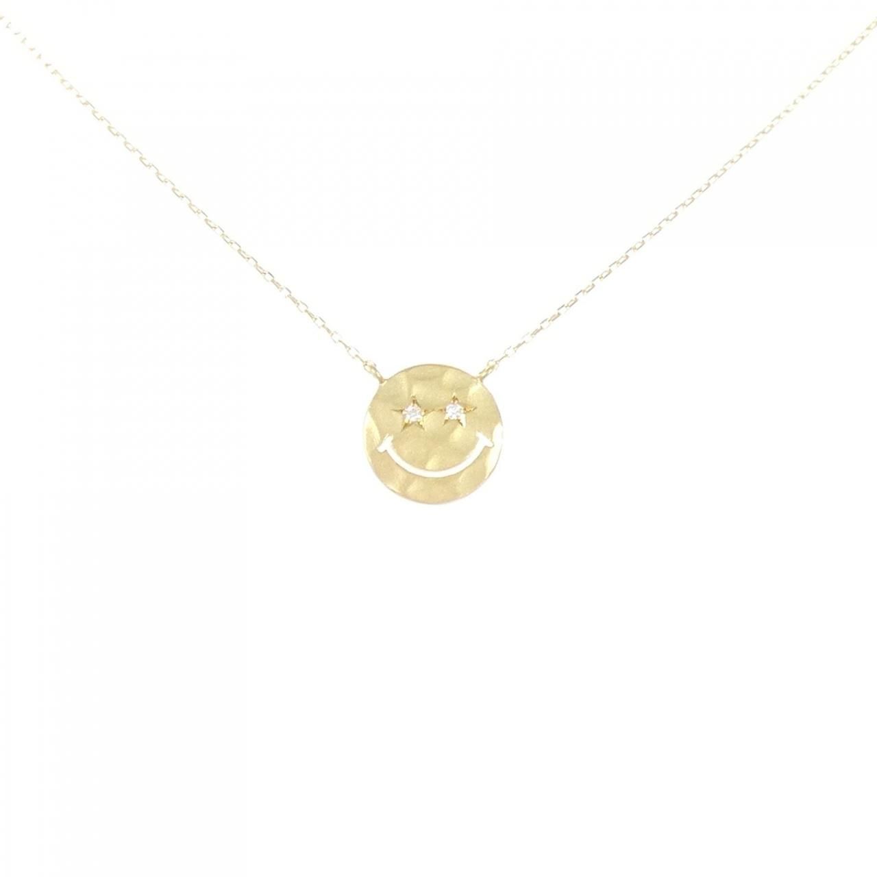 スタージュエリー スマイル ダイヤモンド ネックレス 0.01CT - メルカリ 