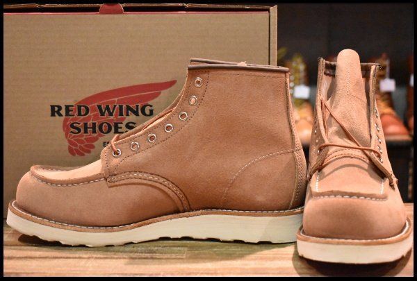 9.5D 23年 レッドウィング 8208 アイリッシュセッター ダスティローズ ラフアウト ピンク ブーツ redwing HOPESMORE FF019