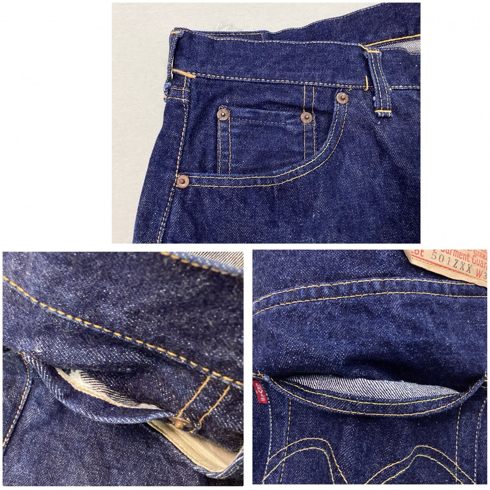 □60's オリジナル Levi's 501ZXX リーバイス 紙パッチ ギャラ □60's オリジナル Levi's 501ZXX リーバイス 紙パッチ ギャラ