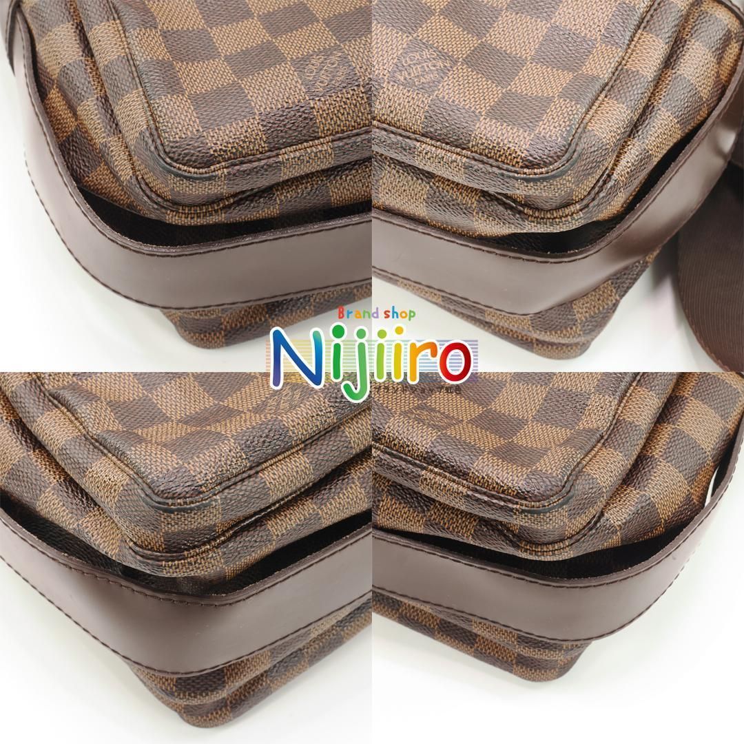 極美品】ルイヴィトン ダミエ ナヴィグリオ ショルダーバッグ 1528