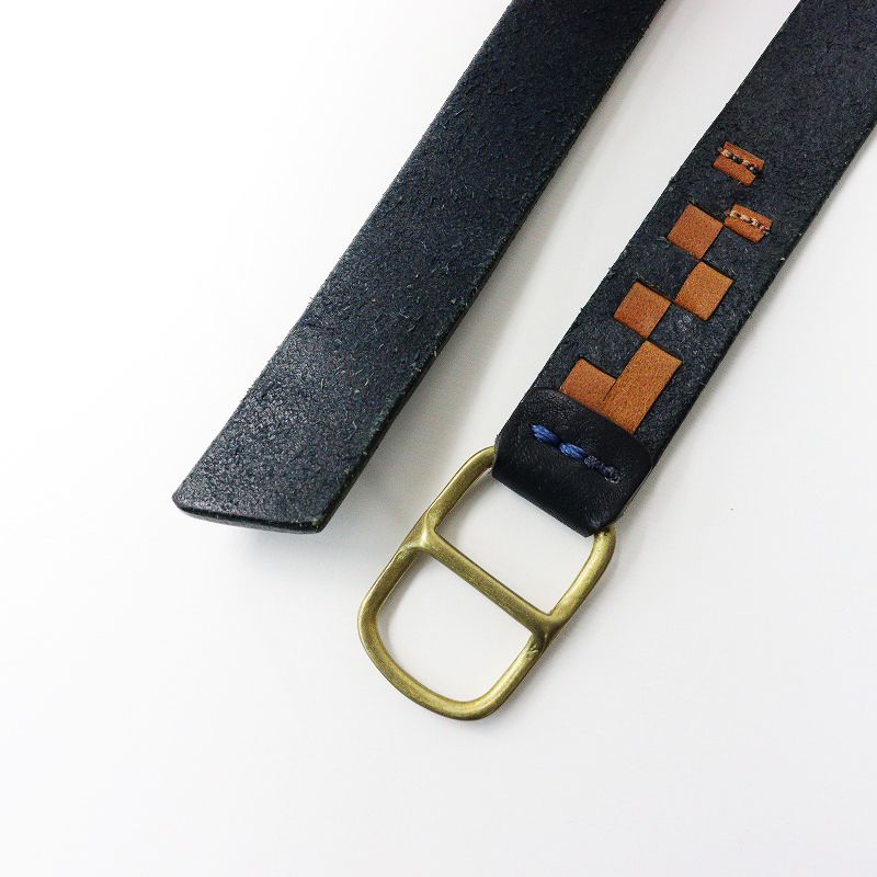 【新品】パラスパレス本革ベルト 三角バックルベルト