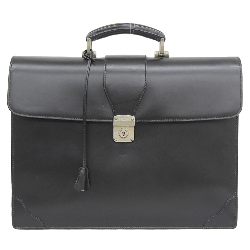 ゴヤール GOYARD Y2K ヴィンテージ アイテム ボックスカーフレザー アタッシュ ブリーフケース ビジネス バッグ 3室 鍵付 メンズ 超