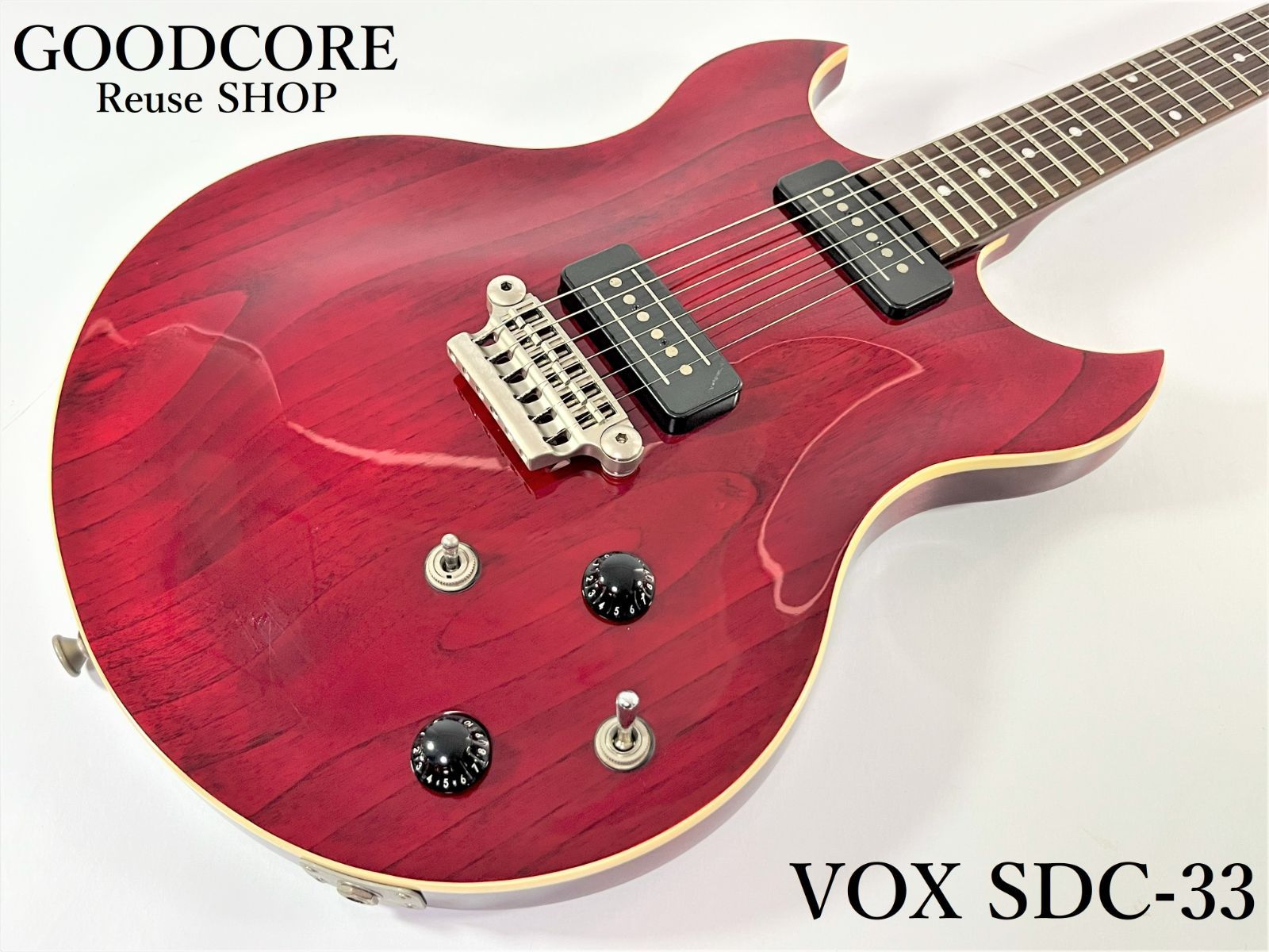 VOX ボックス SDC-33 ダブルカッタウェイ エレキギター - メルカリ