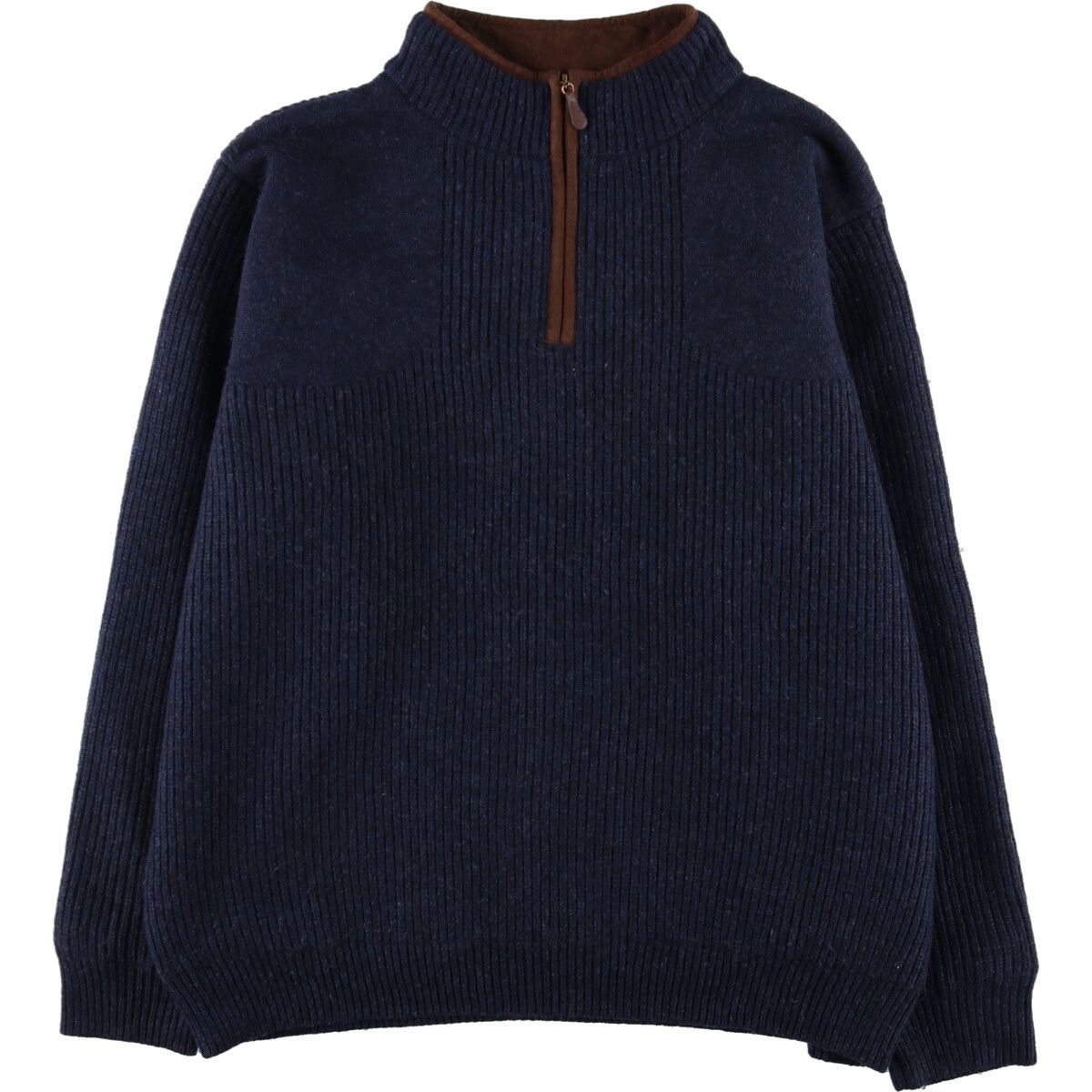 古着 エルエルビーン L.L.Bean ハーフジップセーター メンズL/eaa365306