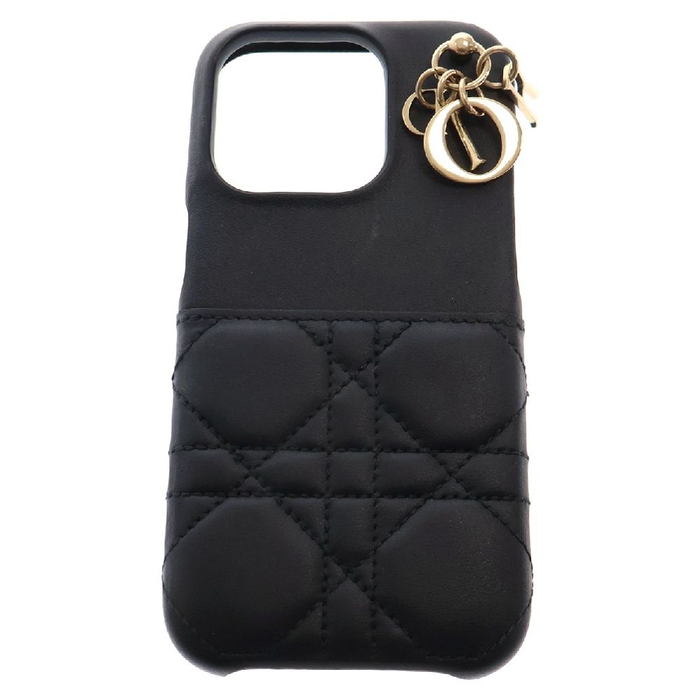 Dior ラムスキン iPhone15pro ブラック Dior ラムスキン iPhone15pro ブラック