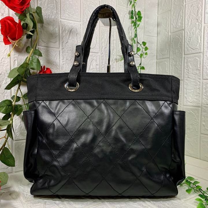 美品] CHANEL パリビアリッツGM トートバッグ | vrealitybolivia.com