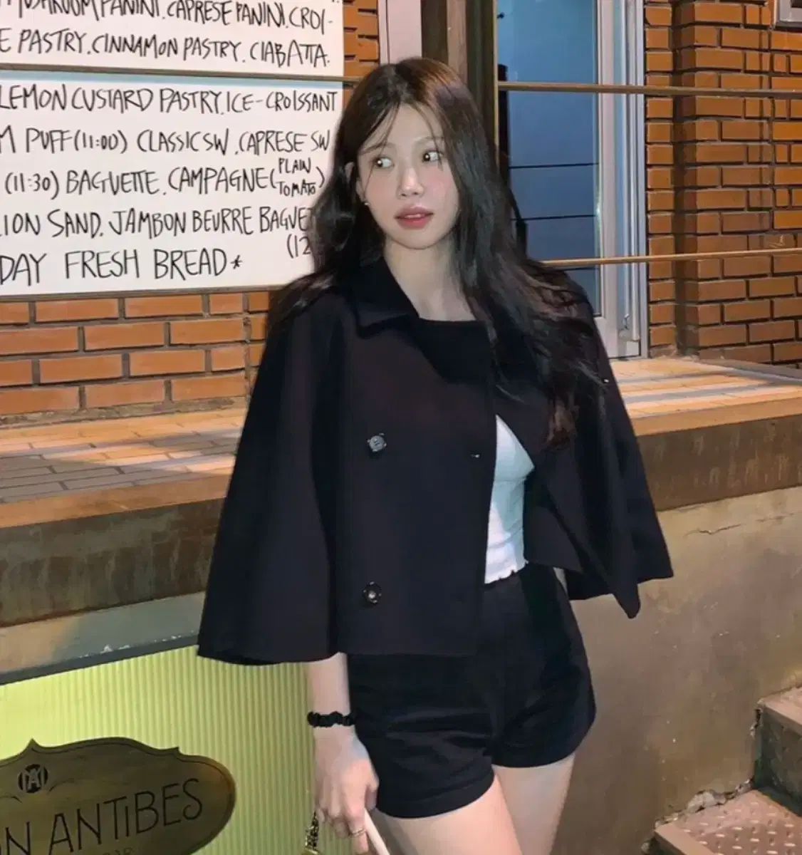 ownt ケープコート conte＞フーデッド リバーケープ