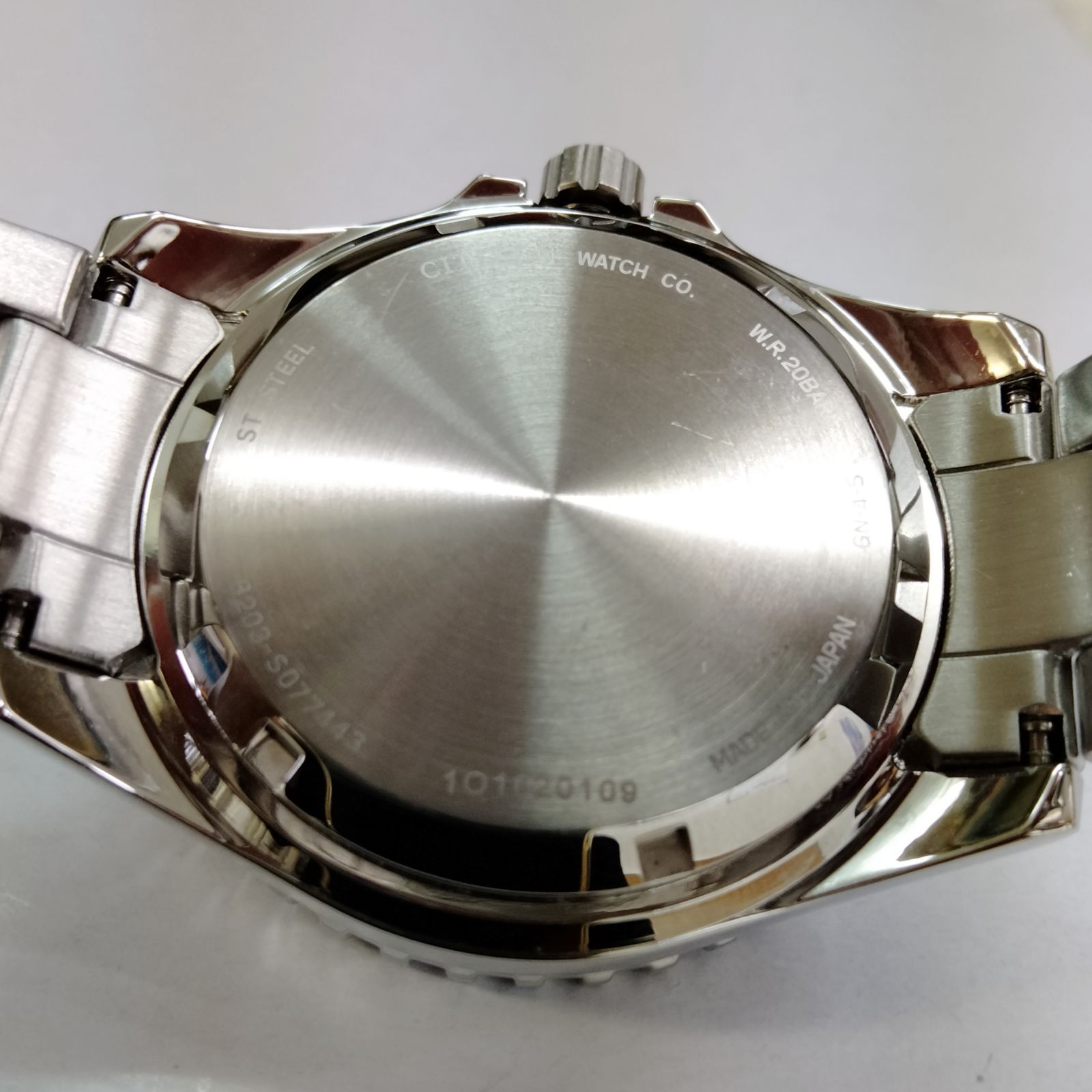 レア CITIZEN オートマチック ダイバーズ 20気圧 NY6020-54L 青文字盤