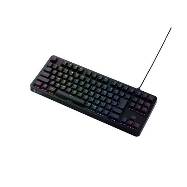 P４倍 7/11は楽天勝利でさらにPアップ】 エレコム ゲーミングキーボード Vcustom VK310S キータイプ:銀軸(スピードリニア) TK-VK310SBK 1台