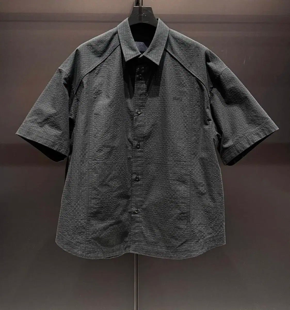 Juun.J ジュンジェイ 25ss シアサッカー シャツ 46