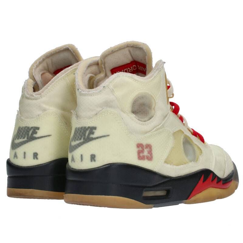 ナイキ オフホワイト AIR JORDAN 5 SAIL DH8565-100 エアジョーダン5セイルスニーカー メンズ 28cm 【4/25～  フォロワー限定クーポン配信】 - メルカリ