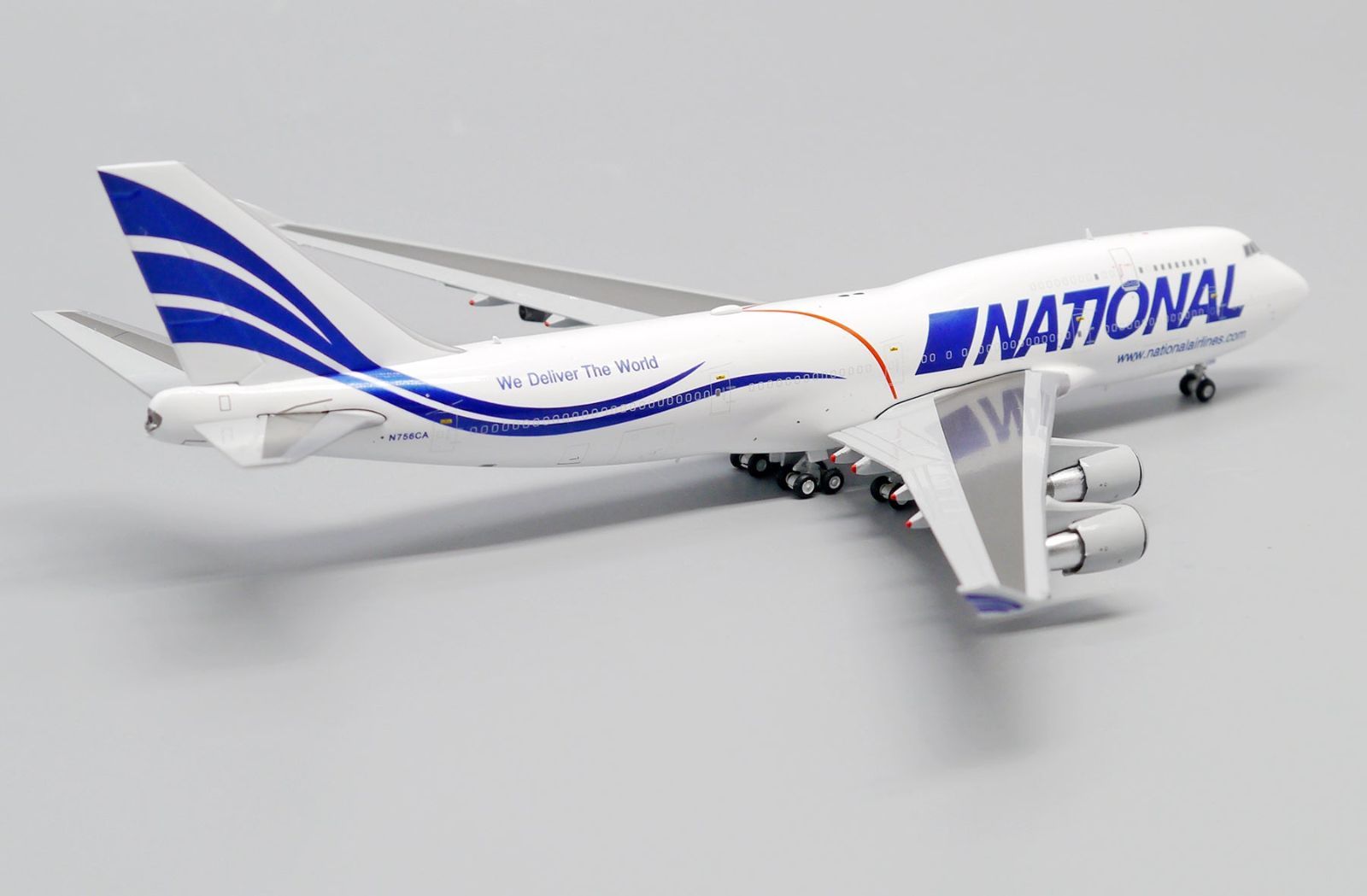 Jcwings ナショナルエアラインズ 747-400FN756CA 1/400
