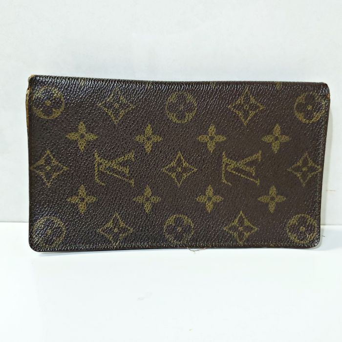 ルイヴィトン LOUIS VUITTON LOUIS VUITTON ポルト シェキエ カルト クレディ モノグラム キャンバス 札入れ 長財布 財布 2150601Y20240925