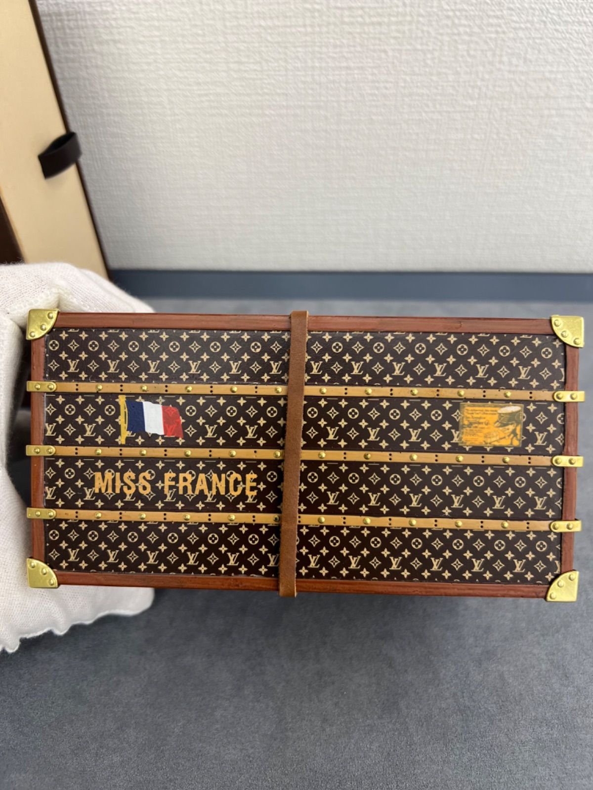 極美品⭐️ルイヴィトン トランク型 ペーパーウェイト モノグラム ミス