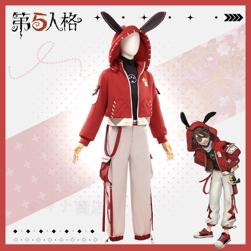 第五人格 囚人 サバイバー ルカ バルサー サンリオコラボ ルカ コスチューム フルセット 高品質素材 豪華デザイン 舞台撮影用 イベント用 ハロウィン プレゼントに最適 二次元コスプ