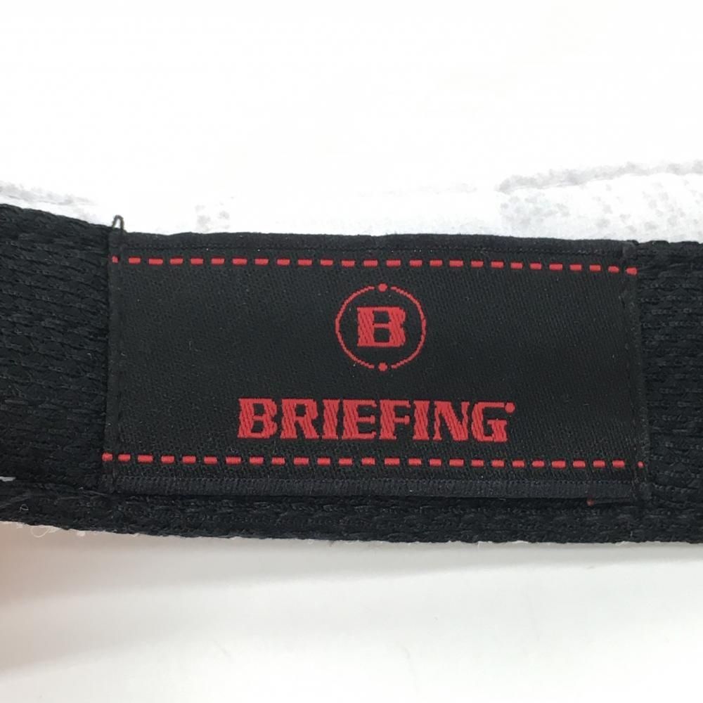 サンバイザー 白×ライトグレー