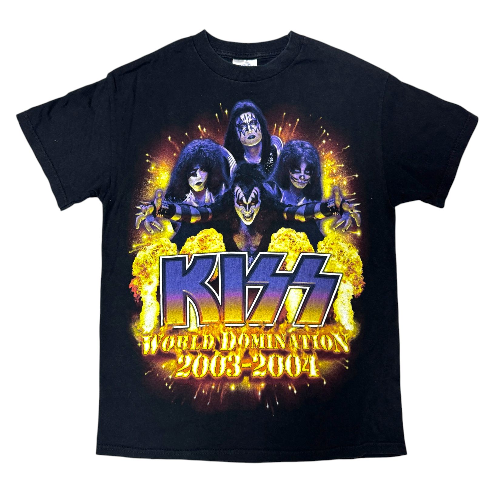 00s KISS WORLD DOMINATION 2003 2004 Tシャツ Mサイズ キッス