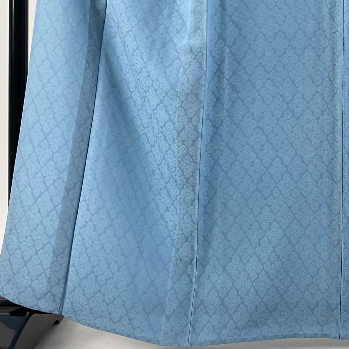 平和屋着物▽色無地 単衣 水浅葱色 洗える着物 CAAV0887ou （平和屋  