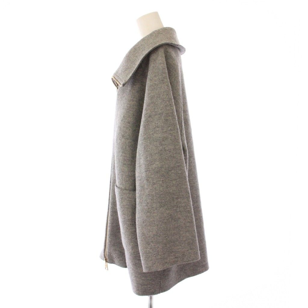 ヘルノ HERNO ウールジャケット アウター ジップアップ ワン 42 グレー BB