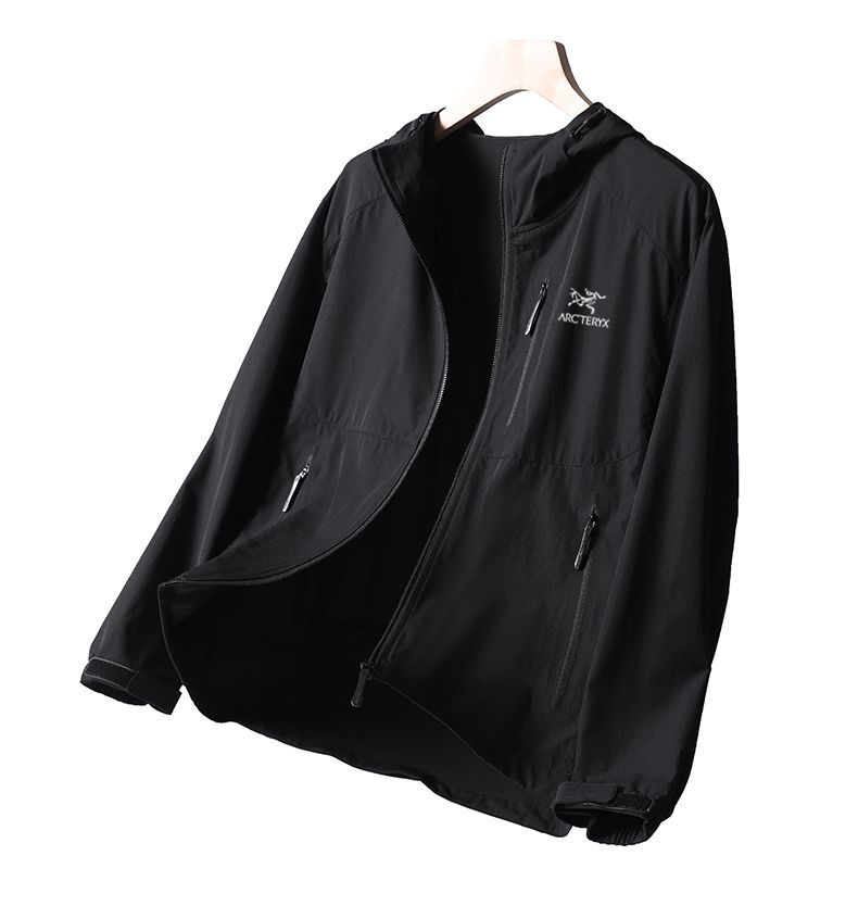 ARCTERYX アークテリックス 紫外線防止アウトドア透気性連帽日焼け止めジャケット 夏用の薄手のカップル日焼け止め服