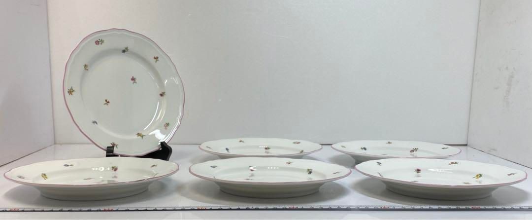 リチャードジノリ 中プレート 6枚 タニチ 直径約21㎝ 東ま6-0130