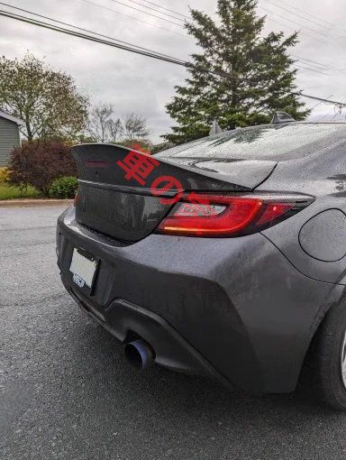 トヨタGR86 スバルBRZ カーボンファイバー改造リアトランク ダックテールウィング トランクカバー交換式