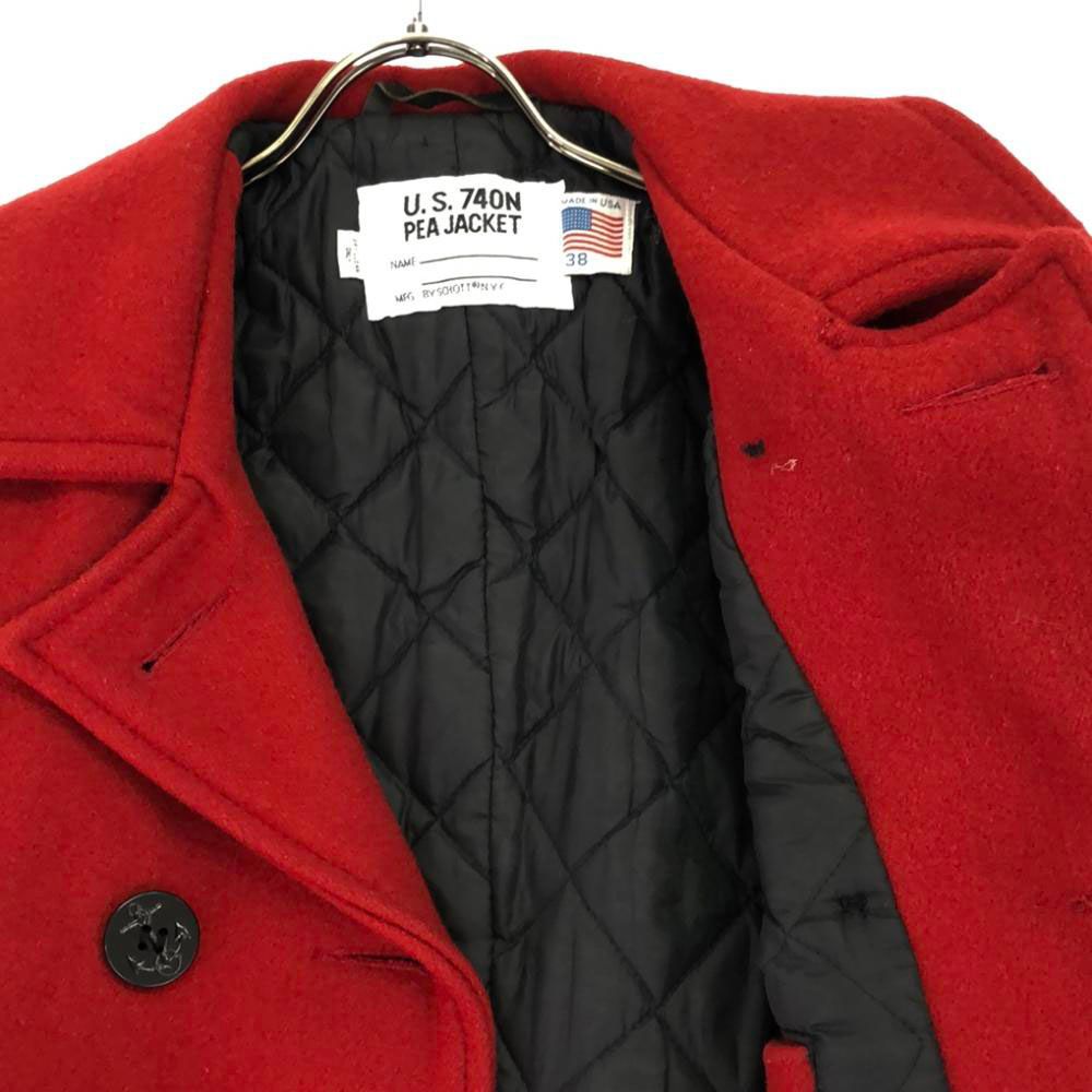 希少✨ショットSCHOTT　PEA JACKET　U.S740N　米国製 38黒 楽天市場】ショット SCHOTT 740 メンズ ウール ダブル
