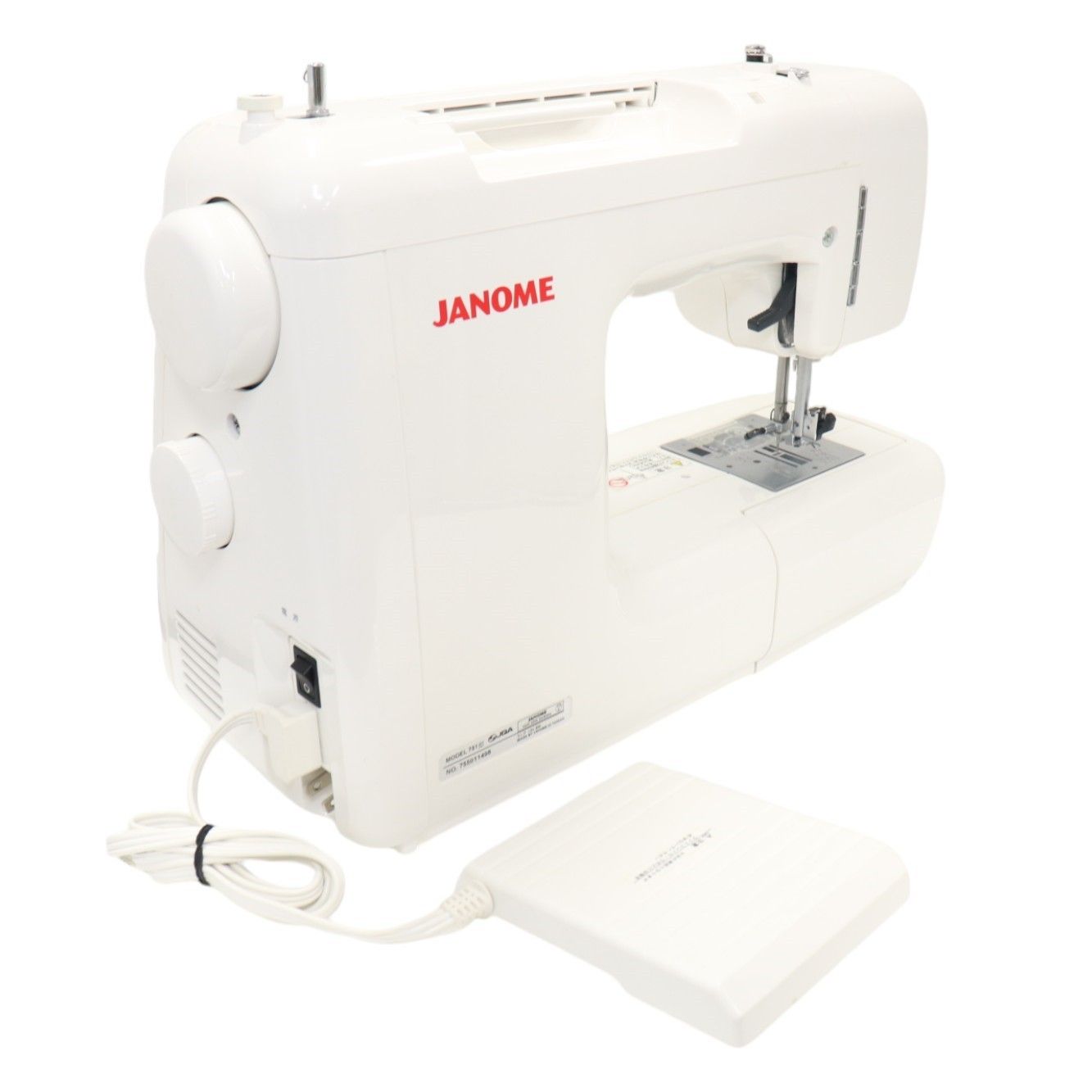 JANOME 電子ミシン 4470 自動糸調子・フットコントローラー付きタイプ 【可(C)】 - メルカリ