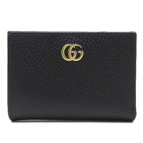 グッチ GUCCI 日本限定 GGマーモント 二つ折り 財布 レザー コンパクト 