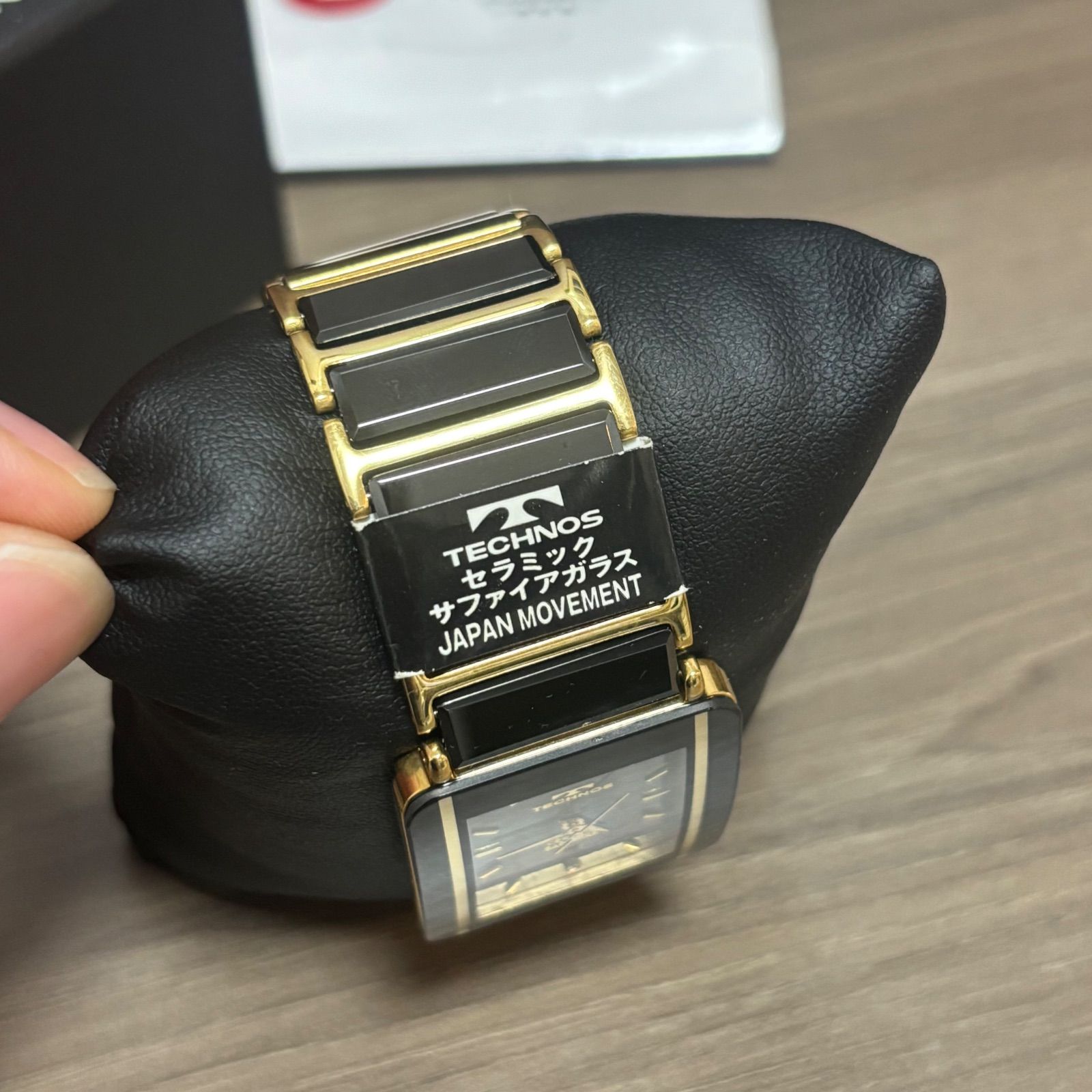 ☆【未使用保管品】稼働品 TECHNOS テクノス セラミック＆サファイア 
